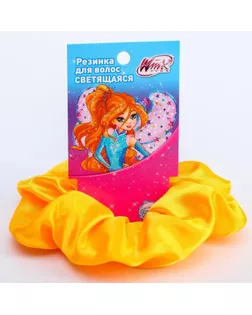 Светящаяся резинка для волос, желтая, WINX арт. СМЛ-198653-1-СМЛ0006259404