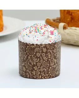 Форма бумажная для кекса, маффинов и кулича "Флора" 70 х 60 мм арт. СМЛ-138344-1-СМЛ0006493921