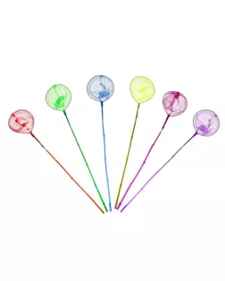 Сачок детский, бамбуковая ручка 81 см, d=20 см, цвета МИКС арт. СМЛ-124508-1-СМЛ0000649812