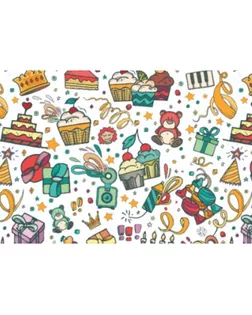 Бумага глянцевая "Праздник",  1 х 0,7 м арт. СМЛ-149635-1-СМЛ0006708365