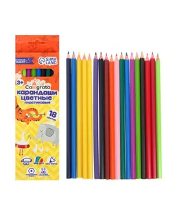 Карандаши 18цв Calligrata заточен., шестригран, картон, европодвес арт. СМЛ-202053-1-СМЛ0006826846