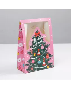 Коробка складная «Розовые сладости», 15 × 7 × 22 см арт. СМЛ-163962-1-СМЛ0006882682