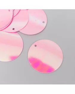 Пайетки "Круг" розовые набор 30 гр d=2,5 см арт. СМЛ-181710-1-СМЛ0006886812