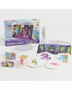 Аквамозаика с декорациями, My little pony, 4 фигурки арт. СМЛ-219157-1-СМЛ0006897338
