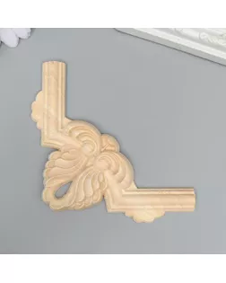 Заготовка для росписи дерево "Декоративный элемент - Уголок" А87-2 10х10 см арт. СМЛ-166757-1-СМЛ0006903836