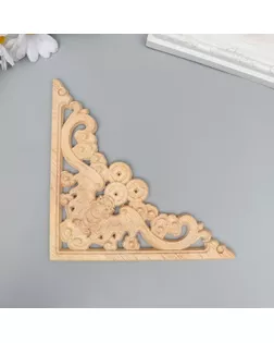 Заготовка для росписи дерево "Декоративный элемент - Уголок" JH25 15х15 см арт. СМЛ-166760-1-СМЛ0006903841