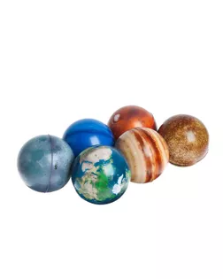 Мяч мягкий «Планета», 6,3 см, виды МИКС арт. СМЛ-159745-1-СМЛ0006903937