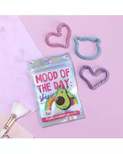 Набор формовых резинок-пружинок "Mood of the day", 8,5 х 13 см арт. СМЛ-184741-1-СМЛ0006905415