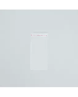 Пакет БОПП с клеевым клапаном 6 х 10/4 см, 25мкм арт. СМЛ-197080-1-СМЛ0006912434