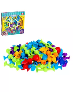 Конструктор "Забавные присоски", 90 деталей арт. СМЛ-167457-1-СМЛ0006914547