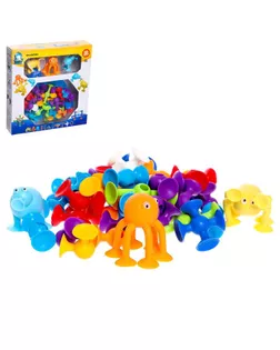 Конструктор "Забавные присоски", 39 деталей арт. СМЛ-167458-1-СМЛ0006914548