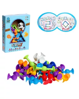 Конструктор "Забавные присоски", 36 деталей арт. СМЛ-186028-1-СМЛ0006914554