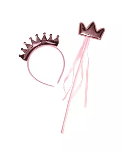 Карнавальный набор «Принцесса» 2 предмета: ободок, жезл арт. СМЛ-183955-1-СМЛ0006914575