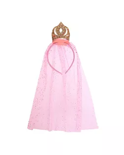 Карнавальный ободок "Корона" с фатой арт. СМЛ-169328-1-СМЛ0006914585