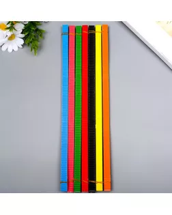 Цветной гофрокартон д/квиллинга  "Пингвин" (набор 7 шт) 7 цветов арт. СМЛ-208959-1-СМЛ0006915020