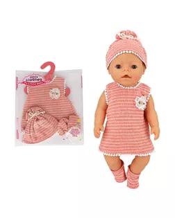 Одежда для пупса "Мой малыш" платье, шапочка, носочки арт. СМЛ-191148-1-СМЛ0006961649
