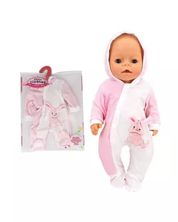 Одежда для пупса "Зайчик" комбинезон арт. СМЛ-191154-1-СМЛ0006961655