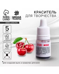 Краситель водорастворимый мигрирующий ягодный, 5 мл арт. СМЛ-271097-1-СМЛ0006962596