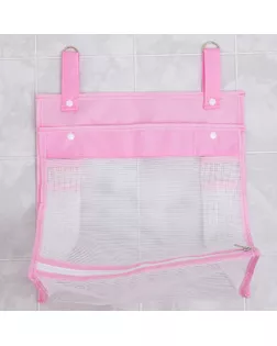 Сетка для хранения игрушек в ванной, цвет розовый арт. СМЛ-223557-1-СМЛ0006996126
