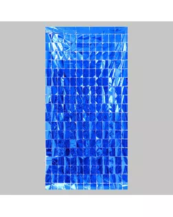 Праздничный занавес 100*200 см, цвет синий арт. СМЛ-196689-1-СМЛ0007016037