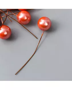 Декор для творчества "Шарик персиковый жемчужный" d=1,5 см набор 20 шт 6х1,5х1,5 см арт. СМЛ-201288-1-СМЛ0007039103