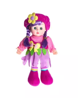 Кукла мягконабивна "Малышка Кэтти" 31 см, со звуком, в платье арт. СМЛ-220995-1-СМЛ0007042181