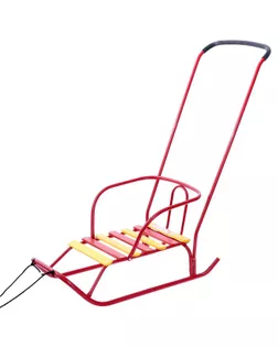 Санки "Ветерок 2", цвет красный В2/К2 арт. СМЛ-167316-1-СМЛ0007082434