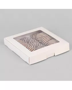 Коробка самосборная бесклеевая, 19 х 19 х 3 см, набор 5 шт. арт. СМЛ-159196-1-СМЛ0007087991