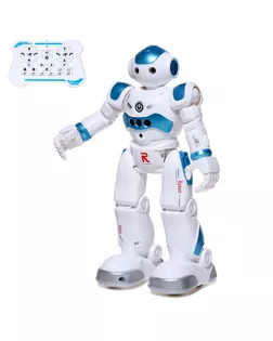 Робот "Робо-друг", с дистанционным и сенсорным управлением, русский чип, цвет синий арт. СМЛ-201890-1-СМЛ0007091097