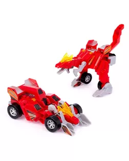 Робот с трансформацией «Динобот», световые и звуковые эффекты, цвета красный арт. СМЛ-155485-1-СМЛ0007104123