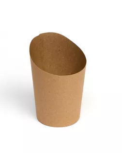 Упаковка для картофеля фри, крафт, 11 х 8 х 6 см арт. СМЛ-155621-1-СМЛ0007105068