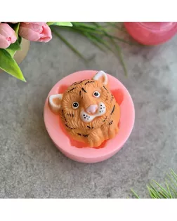 Силиконовая форма "Морда тигра большая 2D S" 11446 арт. СМЛ-162503-1-СМЛ0007107769