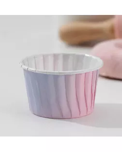 Форма для выпечки круглая Доляна «Градиент», d=6,5 см, цвет розовый арт. СМЛ-246328-1-СМЛ0007114756