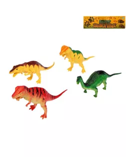 Набор динозавров «Мир чудес», 4 фигурки арт. СМЛ-102093-1-СМЛ0000714484