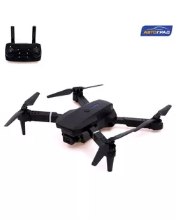 Квадрокоптер на радиоуправлении FLYDRONE, камера 1080P, барометр, Wi-Fi, 2 акб, цвет черный   714899 арт. СМЛ-228107-1-СМЛ0007148998