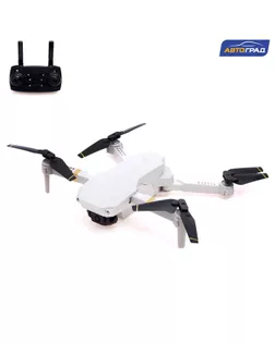 Квадрокоптер на радиоуправлении SKYDRONE, камера 1080P, барометр,Wi-Fi, 2 акб, цвет белый арт. СМЛ-228108-1-СМЛ0007148999