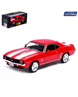 Машина металлическая CHEVROLET CAMARO SS, 1:32, инерция, цвет красный арт. СМЛ-218263-1-СМЛ0007152960