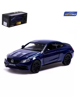 Машина металлическая MERCEDES-AMG C63 S COUPE, 1:32, инерция, цвет синий арт. СМЛ-218267-1-СМЛ0007152964