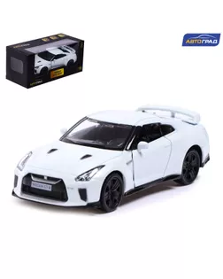 Машина металлическая NISSAN GT-R (R35), 1:32, инерция, цвет белый арт. СМЛ-218272-1-СМЛ0007152969