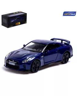 Машина металлическая NISSAN GT-R (R35), 1:32, инерция, цвет синий арт. СМЛ-218273-1-СМЛ0007152970
