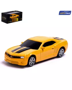 Машина металлическая CHEVROLET CAMARO, 1:64, цвет жёлтый арт. СМЛ-218291-1-СМЛ0007152988