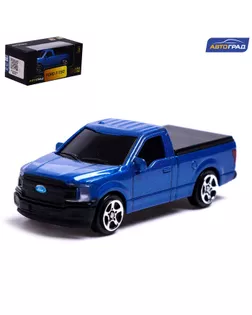 Машина металлическая FORD F-150, 1:64, цвет синий арт. СМЛ-218295-1-СМЛ0007152992