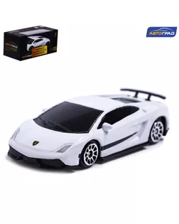 Машина металлическая LAMBORGHINI GALLARDO LP 570-4 SUPERLEGGERA,1:64, цвет белый арт. СМЛ-218302-1-СМЛ0007152999