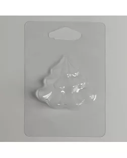 Пластиковая форма для мыла «Нарядная ёлочка» арт. СМЛ-184411-1-СМЛ0007153059