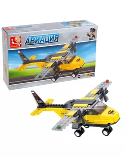 Конструктор «Самолёт», 110 деталей арт. СМЛ-102115-1-СМЛ0000716160