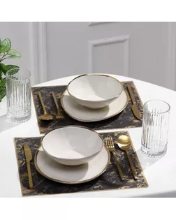 Бумага для подачи с золотым лаком "Текстура", черно-фиолетовая, 0,3 х 0,4 м, набор 50 шт. арт. СМЛ-246408-1-СМЛ0007181848