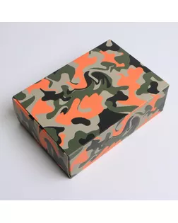 Коробка складная «Милитари», 16 × 23 × 7.5 см арт. СМЛ-197269-1-СМЛ0007182221