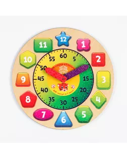 Часы детские развивающие "Учим минуты" арт. СМЛ-185780-1-СМЛ0007183847
