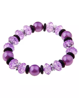 Браслет детский "Выбражулька" ундина, цвет фиолетовый арт. СМЛ-21402-2-СМЛ0071969