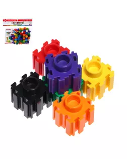 Конструктор обучающий "Объемный пазл", 75 деталей арт. СМЛ-220483-1-СМЛ0007261520